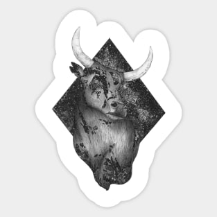 Cosmic Bull Sticker